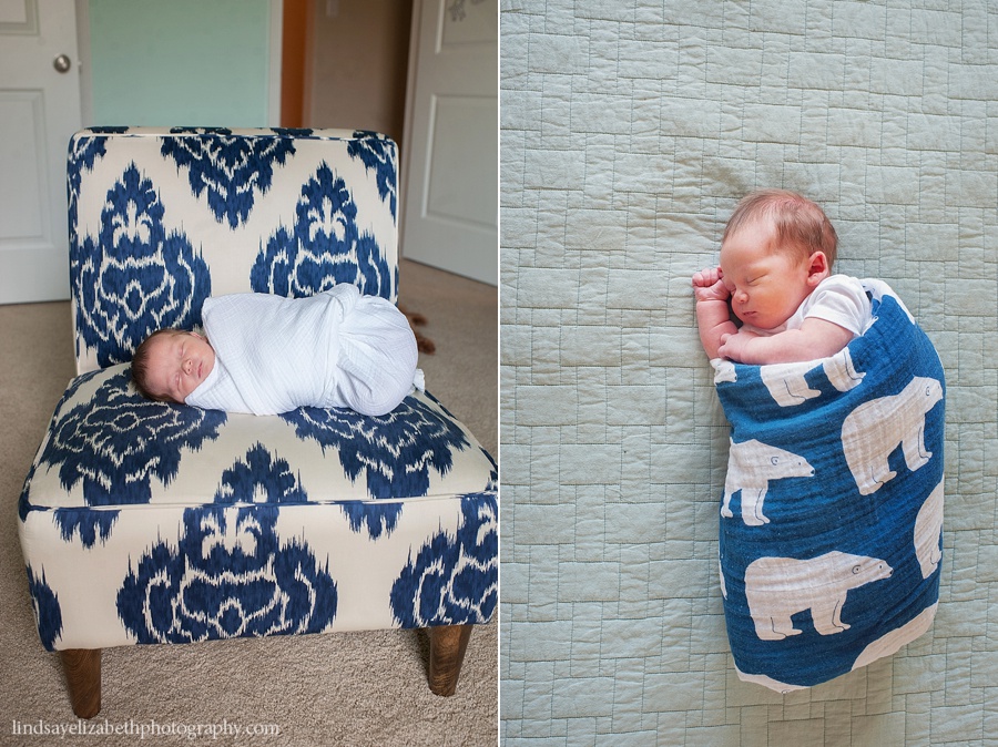 Lindsay, Brian, and sweet baby Eli – Newborn